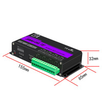 SMS GSM 4G LTE App Télécommande Commutateur de système domestique intelligent Relais marche/arrêt 4 canaux avec option de capteur de température et d'humidité SM4