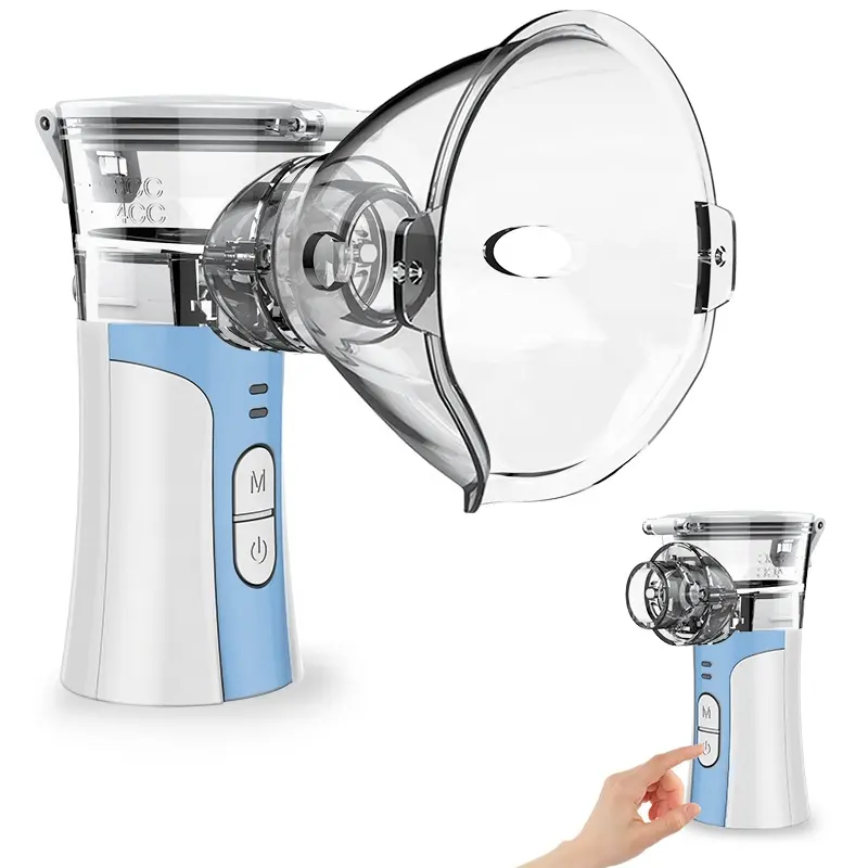 Handheld Astma Verstuiver Inhalator Pocket Nebulisers Mini Inhalator Portatil Nebulizador Draagbare Medische Mesh Vernevelaar Machine