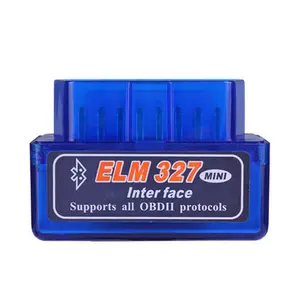 صغيرة حجم Obd2 Elm327 رخيصة النسخة محرك السيارة كاشف الأخطاء V2.1 دعم جميع البروتوكولات تشخيص أداة Elm327 Obd2