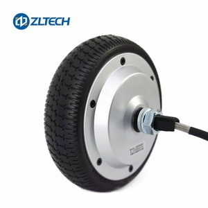 ZLTECH CE <span class=keywords><strong>ROHS</strong></span> 6.5Inch 24V 36V 48V 250W 8N. M 150Kg Tải Bánh Xe Điện Không Chổi Than DC Encoder Hub Động Cơ <span class=keywords><strong>Servo</strong></span> Cho Robot Di Động - Product Image 1