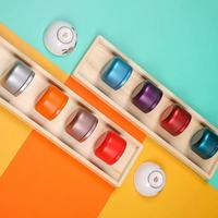 Boîtes en métal rondes personnalisées avec logo D54*H40mm, mini pots à bougies de 1,7 oz pour l'emballage des bougies