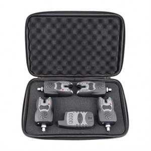 Ensemble d'alarme de morsure de pêche sans fil Topline avec fonction de <span class=keywords><strong>Test</strong></span> de portée 1 + 4 alarme de pêche à la carpe et récepteur matériel de pêche à la carpe - Product Image 1