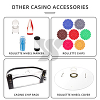Ensemble de table de roulette personnalisable YS pour casino, divertissement à domicile, poker, table en bois durable de luxe professionnelle