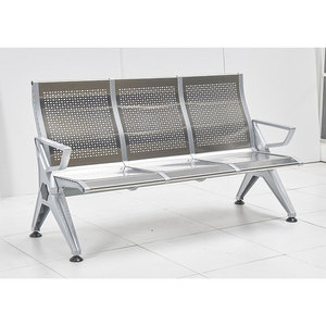 Silla de Espera de Aleación de Aluminio Yijiahao de 3 Plazas con Respaldo, Asientos Públicos - Product Image 1