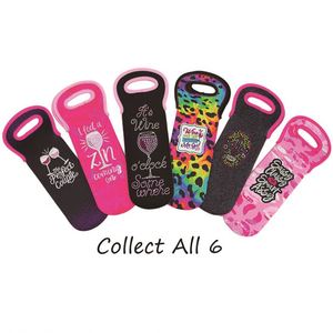 Neoprene Wine <b>Bottle</b> Cooler Bag Blank Holder and Tote Carrier for Various <b>Bottles</b> - Product Image 2
