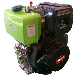Moteur diesel monocylindre refroidi par air 11,5 CV, démarrage électrique, pour engins de construction - Product Image 2
