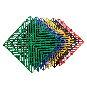 Grille <span class=keywords><strong>de</strong></span> sol en plastique perforée à clipser, haute résistance, durable et pratique, pour lavage <span class=keywords><strong>de</strong></span> voitures en intérieur, sans rainures - Product Image 1