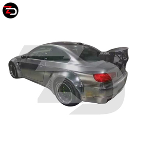 Kit de Carrocería Estilo Ancho LB para BMW Serie 3 E92 E93 M3 310 320 <span class=keywords><strong>325</strong></span> (2005-<span class=keywords><strong>2012</strong></span>), con Alerón Delantero, Faldones Laterales y Guardabarros - Product Image 5