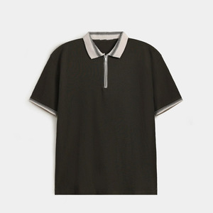 Camiseta de Jersey Sólida para Hombre, con Logotipo Personalizado Impreso, de Alta Calidad, Transpirable, de Manga Corta, al por Mayor - Product Image 1