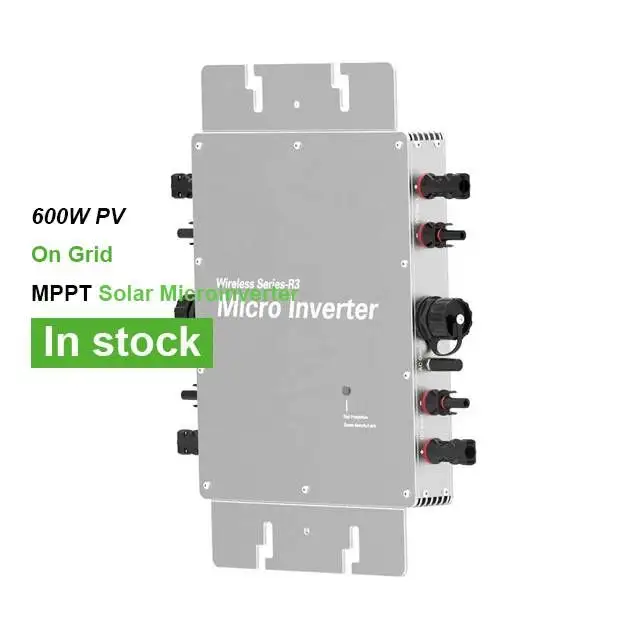 Vendita calda WIFI Microinverter 1200w Tie MPPT PV On Grid Tie sistema di pannelli solari Wifi balcone sistema solare Micro Inverter solare