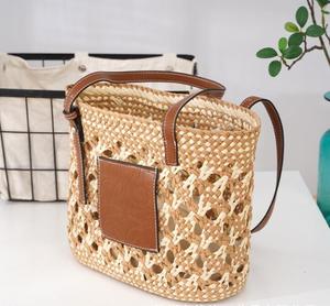 Rectangle PU <b>Storage</b> <b>Basket</b> with Leather Handle Waterproof Multi-Purpose Cute Style for Home & Beach Use - Product Image 5