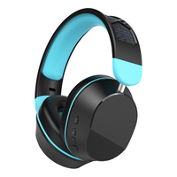 Produsen produk energi surya headset Bluetooth nirkabel headphone gigi biru bertenaga surya