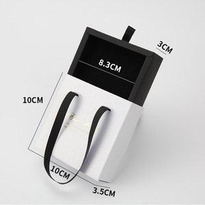 Tùy Chỉnh Biểu Tượng Màu Hồng Trượt Vòng Cổ Bông Tai Hộp Đồ Trang Sức Bao Bì Di Động Trượt Ngăn Kéo Hộp Với Xử Lý - Product Image 4