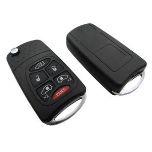 Giá Tốt Chất Lượng Cao C-Hrysler 5 + 1 Nút Sửa Đổi Lật Vỏ Chìa Khóa Fob Trường Hợp Nút Nhỏ - Product Image 1