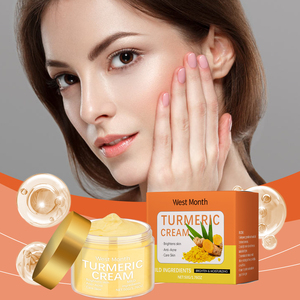 West & Mese curcuma quotidiana delicata cura del viso 50 ml idratante idratante e schiarente nutriente per tutti i tipi di pelle - Product Image 2