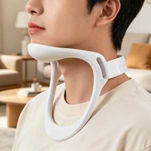 Neck Brace Cervical Support <b>White</b> Adjustable Neck Protector For Home Office Use Unisex - Product Image 4
