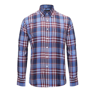 Degli uomini della Camicia 2021 Nuovo A Maniche Lunghe Controllato Casual Stile Classico degli uomini di Camicia di <span class=keywords><strong>Grandi</strong></span> Dimensioni - Product Image 4