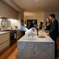 Projecteur de cinéma maison intelligent portable Android 14 200 ANSI OEM ODM avec décodage vidéo, mini-fonctionnalités et double Wi-Fi