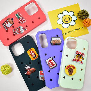 ซื้อรองเท้าพีวีซีสำหรับตกแต่งธีมอาหารแม็กซิกันเคสโทรศัพท์ DIY สุดสร้างสรรค์ที่มีการอุดตันสวยงามกระเป๋าประดับรองเท้า - Product Image 2