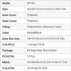 Oreiller <span class=keywords><strong>cervical</strong></span> en mousse à mémoire de forme ergonomique et rafraîchissant pour un soulagement efficace de la douleur pendant le sommeil - Product Image 4