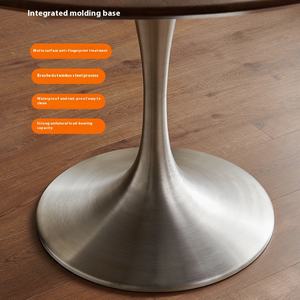 Nordic וינטג 'מעצב אוכל שולחן משובח שולחן עגול שולחן סלון פשוט להגדיר בית - Product Image 4