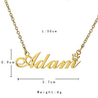 Nom personnalisé acier inoxydable bricolage pendentifs personnalisés connecteur breloque noms initiaux plaque pendentif pour les femmes meilleure fille