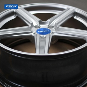 Para <span class=keywords><strong>Odyssey</strong></span> DEAN DP065, Nuevas Llantas de Aleación de Aluminio Forjado 6061 Plateadas de 19 Pulgadas y Cinco Radios, 17-26 Pulgadas, 5x100/105/108/112/114.3/120/130 - Product Image 3