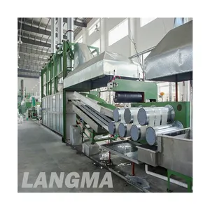 China Langma Geregenereerde Polyester Stapelvezel Productielijn, Geverfde Vezel Psf Making Machine