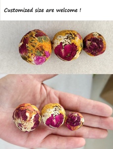 Coffrets cadeaux Fleurs artisanales en fleurs (Rose/Jasmin/Chrysanthème/Lys) Assortiment <span class=keywords><strong>de</strong></span> boules <span class=keywords><strong>de</strong></span> thé pour la beauté - Product Image 6