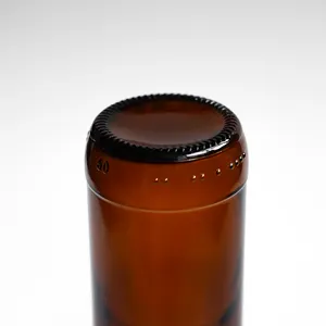 330ml 사용자 정의 디자인 빈 앰버 맥주 유리 병 도매