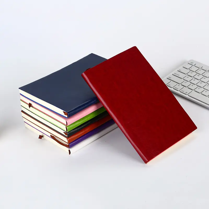 High Quality PU Leather Business Diary A5 Notebook with Customize Logo Service for Promoting Brand to Customer
