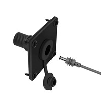 Prise d'alimentation CC étanche IP65 à monter sur panneau avec plaque de fixation pour kit de connecteur mural Starlink Mini RV Marine