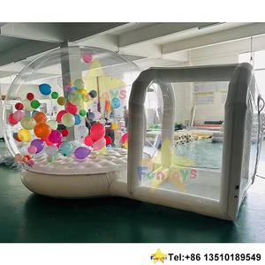 Globo comercial Casa de burbujas de rebote inflable 10 pies 3M cúpula transparente Castillo de salto bola Pit soplador tienda para fiesta Renta - Product Image 2