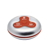 Système d'appel sans fil pour restaurant : bouton d'appel de table, pager sous verre