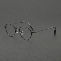 Monture optique CS81116 en stock de l'usine de Shenzhen – Montures de haute qualité en acétate et titane – Lunettes optiques
