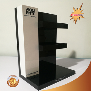 Soporte de exhibición para champú líquido acrílico, mostrador para cosméticos, venta al por mayor - Product Image 2