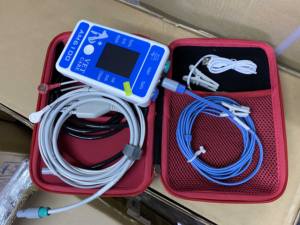 Monitor Veteriner Multi-Parameter Portabel Berkualitas Tinggi Monitor Tekanan Darah Hewan SPO2 Temp <span class=keywords><strong>Pulse</strong></span> <span class=keywords><strong>Oximeter</strong></span> untuk Anjing dan Kucing - Product Image 6