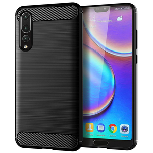 In Fibra di carbonio Antiurto Molle di TPU Della Copertura Posteriore Del Telefono Per Il Caso di <span class=keywords><strong>Huawei</strong></span> <span class=keywords><strong>P20</strong></span> Pro p30 caso di <span class=keywords><strong>lite</strong></span> - Product Image 2
