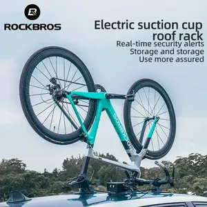 <span class=keywords><strong>Portabicicletas</strong></span> Ajustable ROCKROS con Ventosas para Techo, Alarma de Presión de Aire, Impermeable IP65, Capacidad para 1 Bicicleta - Product Image 2
