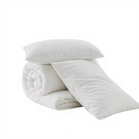Juego de Ropa de Cama para Hotel Nantong Directo de Fábrica, 300 Hilos, Algodón Blanco Satinado, para Resorts de 5 Estrellas