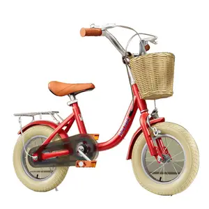 Sepet pembe renk ile 5 ila 12 yaş kız döngüsü 20 inç yüksek karbon çelik için çocuk bisikleti
