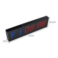 Pabrik produsen 1.8 inci plastik LED Digital Gym Stopwatch layar besar jam olahraga elektronik pelacak waktu pemantauan