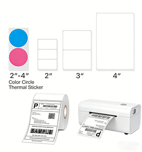 EU Commercial Thermal Label <b>Printer</b> 4x6 Desktop Label Maker for Tea & Coffee Cup Small Business Brand Logo Printing - Product Image 2