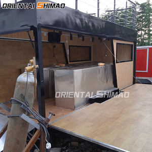 Remolque de Comida de Dos Pisos Roast Corn Mobile Kitchen, Totalmente Equipado, Carrito de Bar, Food Truck de Doble Piso para Calle - Product Image 2