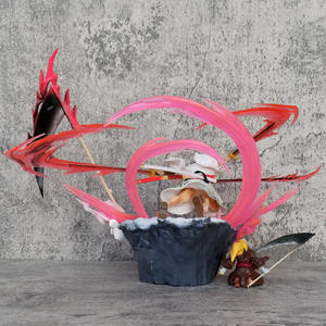 Figura de acción de 28cm One Pieces Roronoa Zoro Vs Killer Wano Country Battle Scene Hellish <span class=keywords><strong>Slash</strong></span> figura coleccionable al por mayor - Product Image 4