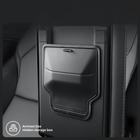Boîte de rangement cachée pour accoudoir en ABS 3D personnalisée, étanche, inodore, anti-poussière, facile à nettoyer, pour Tesla New Model Y/3/YL/Standard 2025