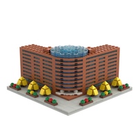 Modelo de Edificio Famoso Mundialmente de Yili Custom Architecture, Bloques de Construcción de Plástico ABS a Escala 1:12, 3D Moc, Juego de 50 Piezas, Juguete de Bricolaje para Mayores de 14 Años