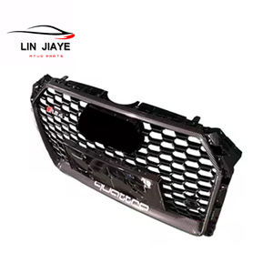 Grilles de filet noires de cadre de Fiber de carbone de nid d'abeille pour le gril d'<span class=keywords><strong>audi</strong></span> <span class=keywords><strong>A4</strong></span> B9 Rs4 2017 2018 2019 2020 - Product Image 4