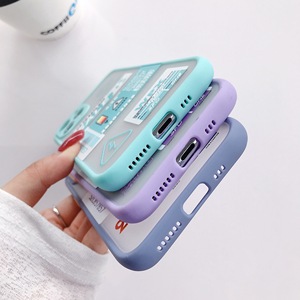 Thả Vận Chuyển Frosted PC + TPU Đầy Màu Sắc Bumper Điện Thoại Di Động Bìa 11 12 Pro Max UV In Thiết Kế Tùy Chỉnh Cho iPhone Trường Hợp - Product Image 6