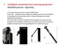 Équipement de fitness portable mural Tonal, résistance adaptative numérique, salle de sport intelligente à domicile, machine d'élimination de la graisse, perte de poids